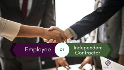 Employee or an Independent Contractor